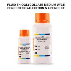 Fluid Thioglycollate Medium W/0.5 Percent Soyalecithin & 4 Percent Polysorbate 20 (Double Pack)